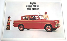 FORD ANGLIA SALOON, SUPER & ESTATE UK SALES BROCHURE FEBRUARY 1965