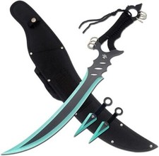 25" Scimitar Green Ninja Sword