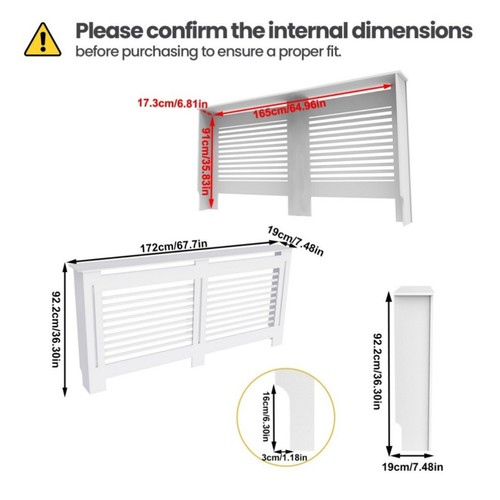 Standard 92cm tall radiator - 92cm,
