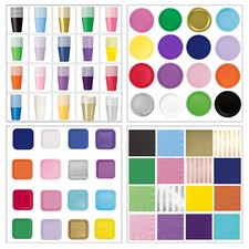 Solid Colour Paper Party