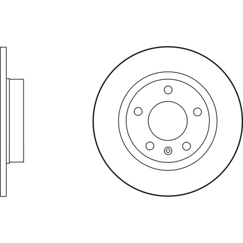 Brake discs solid for - 2x,