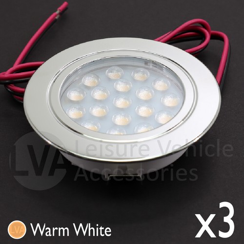 12v chrome led ceiling spot - 12v,