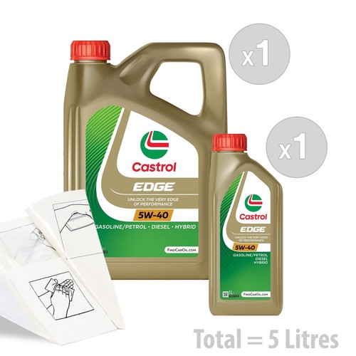 Car engine oil service - oil, kit
