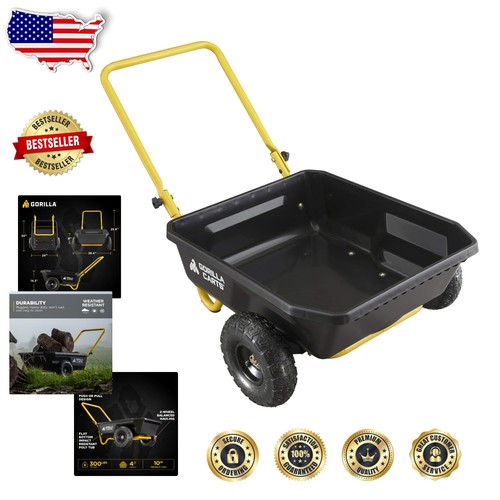 Gorilla carts gcr poly yard - gorilla,