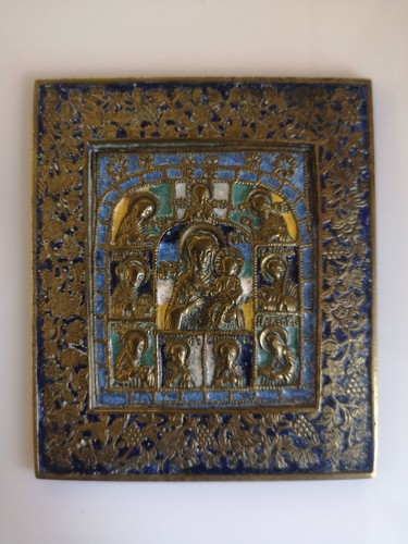 Old russian bronze - old,