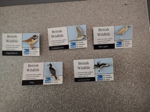 Rspb british wildlife pin - british,