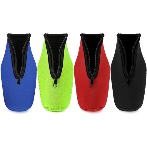 Beer bottle sleeve zip - beer,