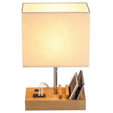 USB Bedside Table Lamp, HHome