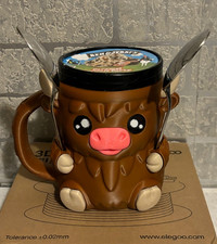 icecream tub and spoon holder