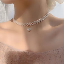 Pearl Clavicle Chain Neck