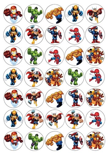 Marvel superhero squad cupcake - marvel,