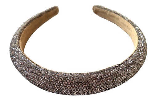 New silver diamante - diamante, slight