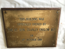 LARGE VINTAGE OFFICIAL OPENING