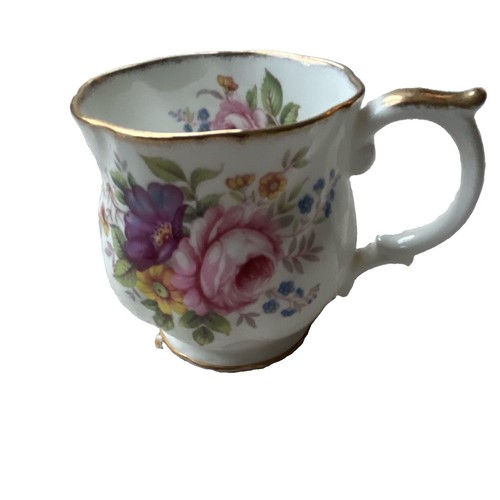 Queen fine bone china floral - bone,