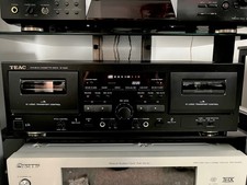 TEAC W-1200 Twin Cassette Deck – Boxed, Excellent Condition, Fully Tested