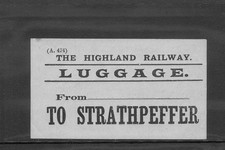 HIGHLAND RAILWAY (HR) Luggage