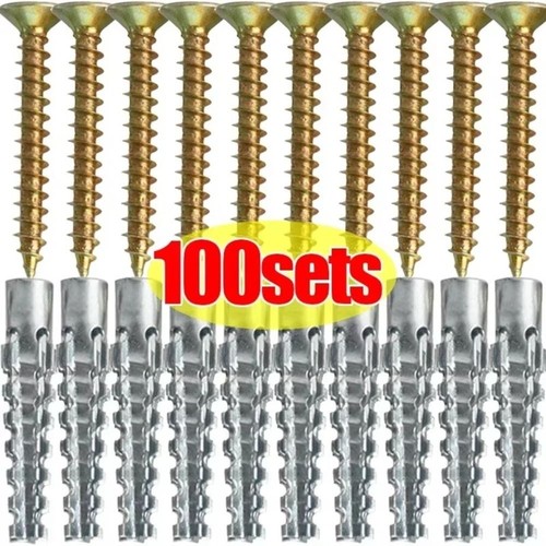 Metal expansion screw serrated - metal,