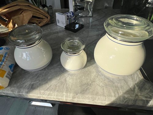 Ikea 3pc ceramic - ceramic, jar