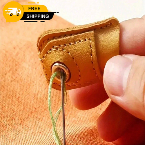 Leather sewing thimble - sewing,