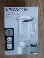 Kenwood Chef / Major AT338 Glass Liquidiser / Blender - Grey - Complete - unused