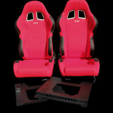 Ford Focus ST225 or RS Red YAS Reclining Bucket Seats, w. Direct Fit Subframes