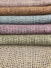 Hand Woven Tweed Fabric for