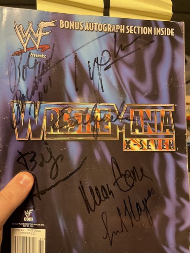Wwe wrestlemania program - wrestlemania,
