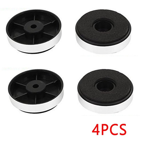 4pcs silver round pad - 4pcs,