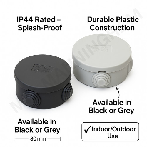 Waterproof ip44 junction box - junction,