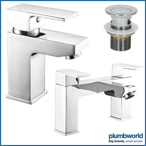 Modern chrome bathroom square - modern,