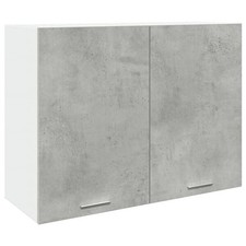 Concrete grey hanging cabinet - grey,