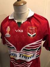 WALES RUGBY LEAGUE SHIRT SIZE
