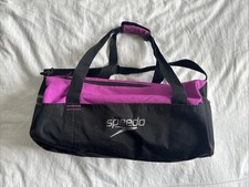 Speedo Swimming Holdall Bag - Black & Purple Great Condition