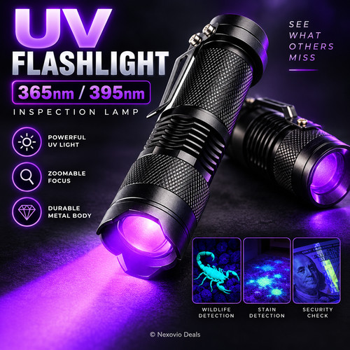 Counterfeit note detector - uv,
