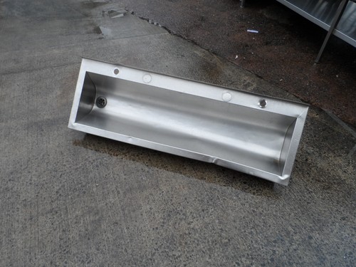Stainless steel trough sink - trough,