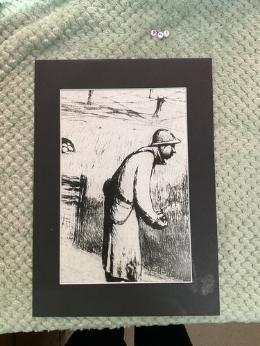 Rare propaganda mounted art - mounted,