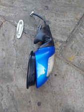 HONDA CBR1100XX SUPER BLACKBIRD 1999 to 2007 RIGHT MIRROR BLUE