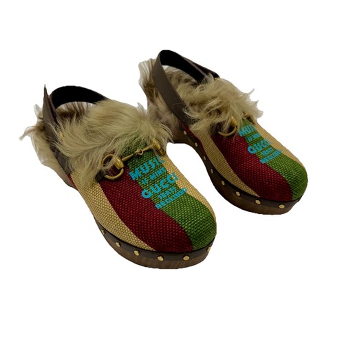 Gucci cloth womens mules - womens,