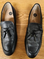 H by Hudson Black Croc Leather