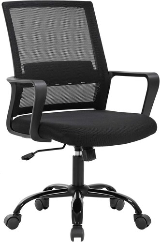 Swivel rolling mesh task chair - rolling,