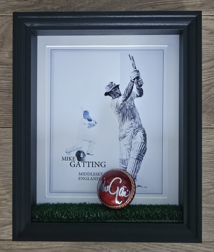 Mike gatting signed england - signed,