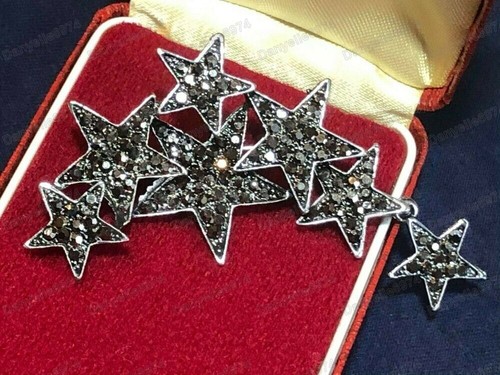Star brooch sparkly - brooch, crystal
