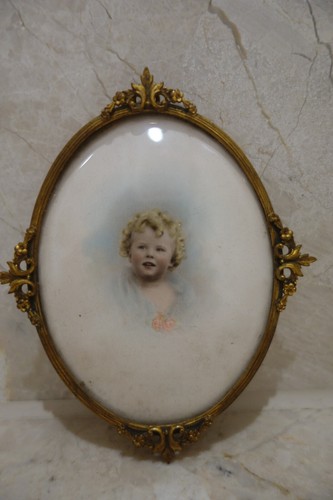 Antique victorian gold - gold, picture