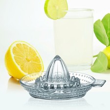 Luminarc Traditional Glass Lemon Squeezer Fruit Lime Squeezer Juicer Press 12cm