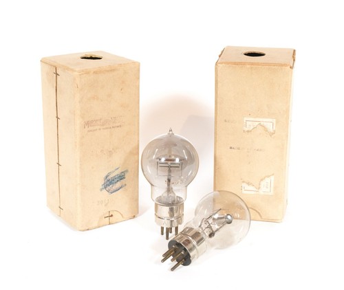 Two marconi radio pip top - two,