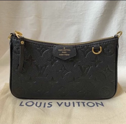 Louis vuitton black embossed - louis,