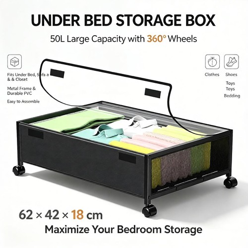 Large underbed storage box - large,