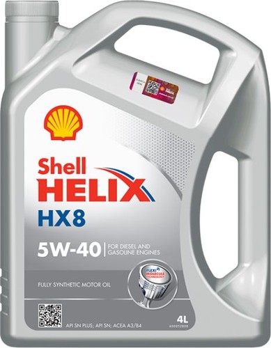 For shell helix hx8 5w40 - helix, 4l