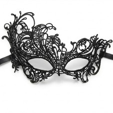 Masquerade Black Eye Mask Lace