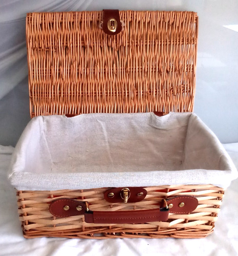 Wicker hamper baskets - hamper, one